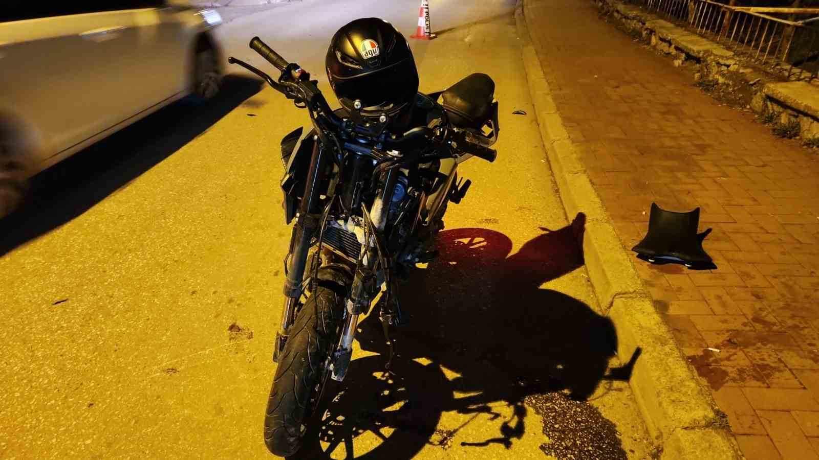 Tavşanlı’da motosiklet sürücüsü genç kazada hayatını kaybetti