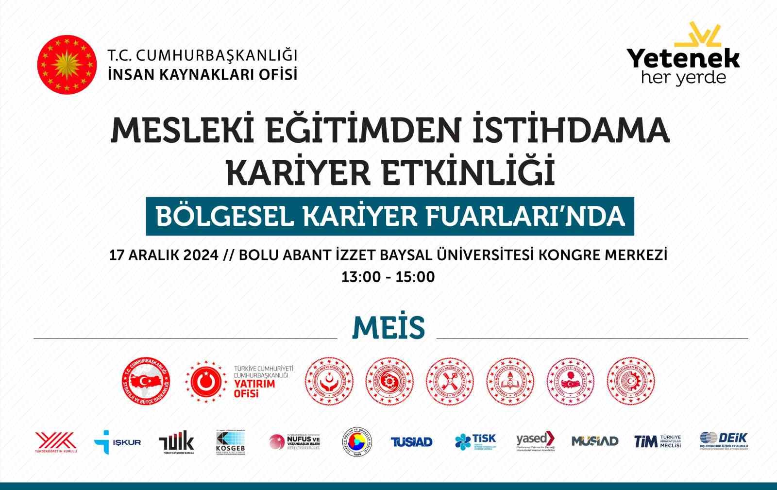 Yetenek Her Yerde Bölgesel Kariyer Fuarları yeni konsepti ile 13 farklı şehirde gerçekleştirilecek