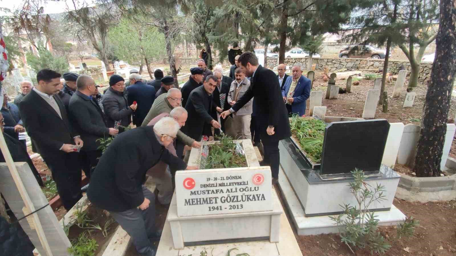 Başkan Tatık, Denizli’nin sevilen siyasetçisi Gözlükaya’yı unutmadı