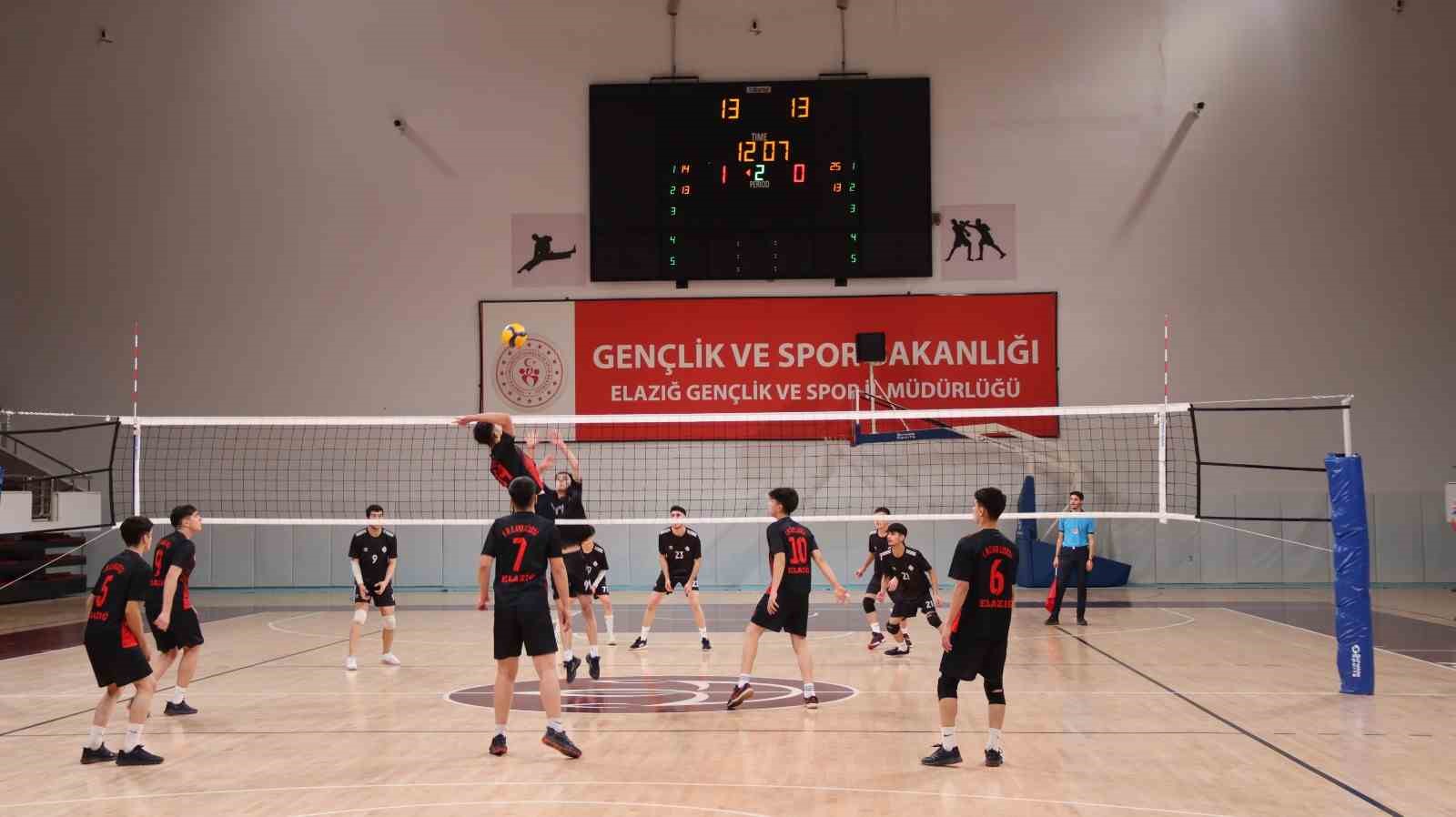 Elazığ’da voleybol müsabakaları sona erdi