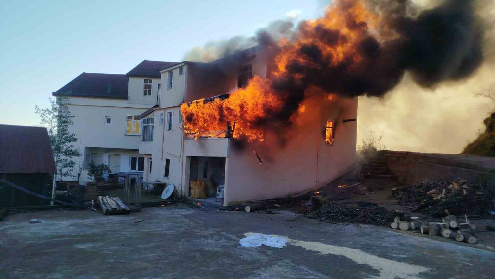 Ordu’da yangın: 94 yaşındaki kadın hayatını kaybetti, 2 ev tamamen yandı