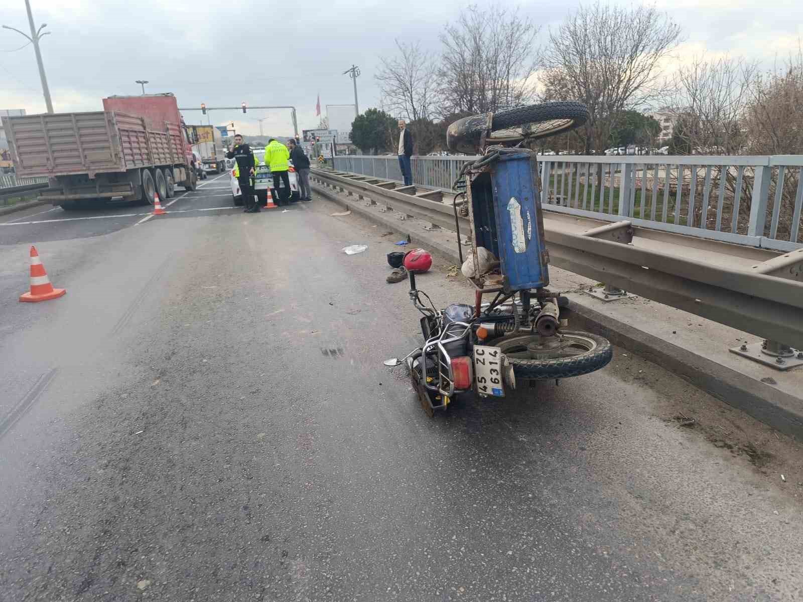 Turgutlu’da trafik kazası: 1 yaralı