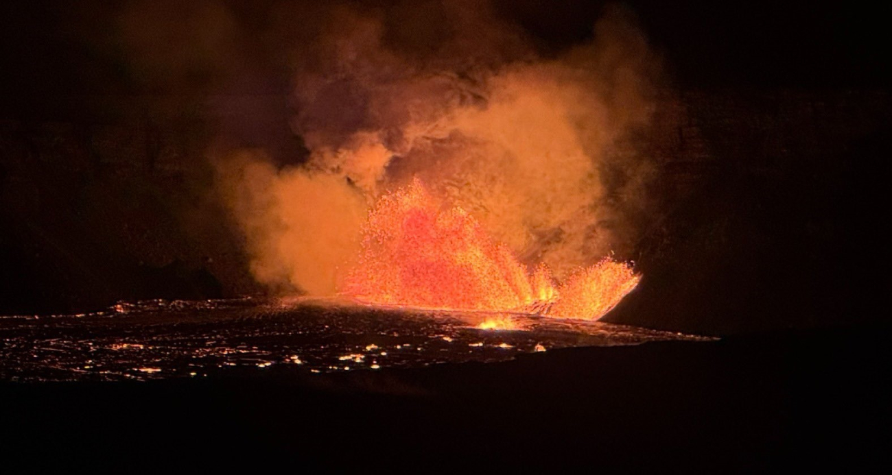 ABD’nin Hawaii adasındaki Kilauea Yanardağı’nda patlama meydana geldi