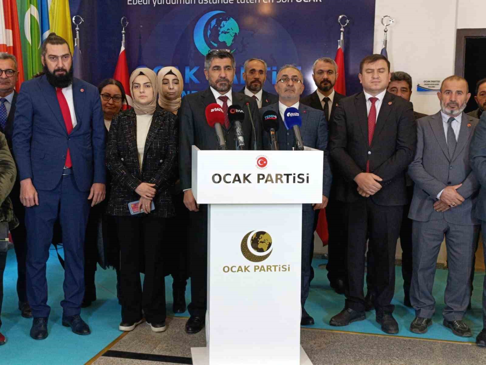 Ocak Partisi Parti Sözcüsü Atabay: 