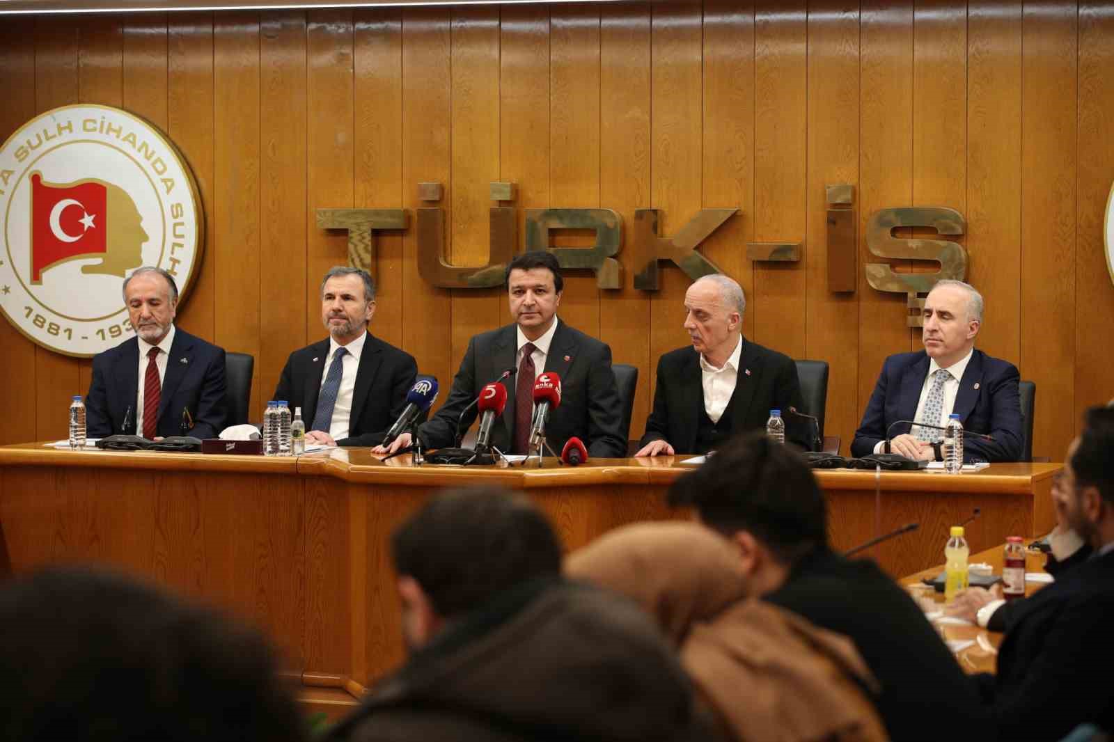 Saadet Partisi Genel Başkanı Arıkan, TÜRK-İŞ Başkanı Atalay’ı ziyaret etti