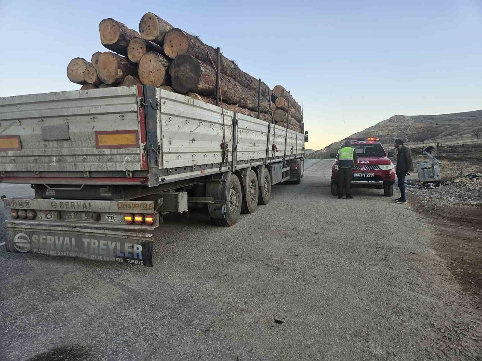 Kaçak orman emvaline karşı denetim yapıldı