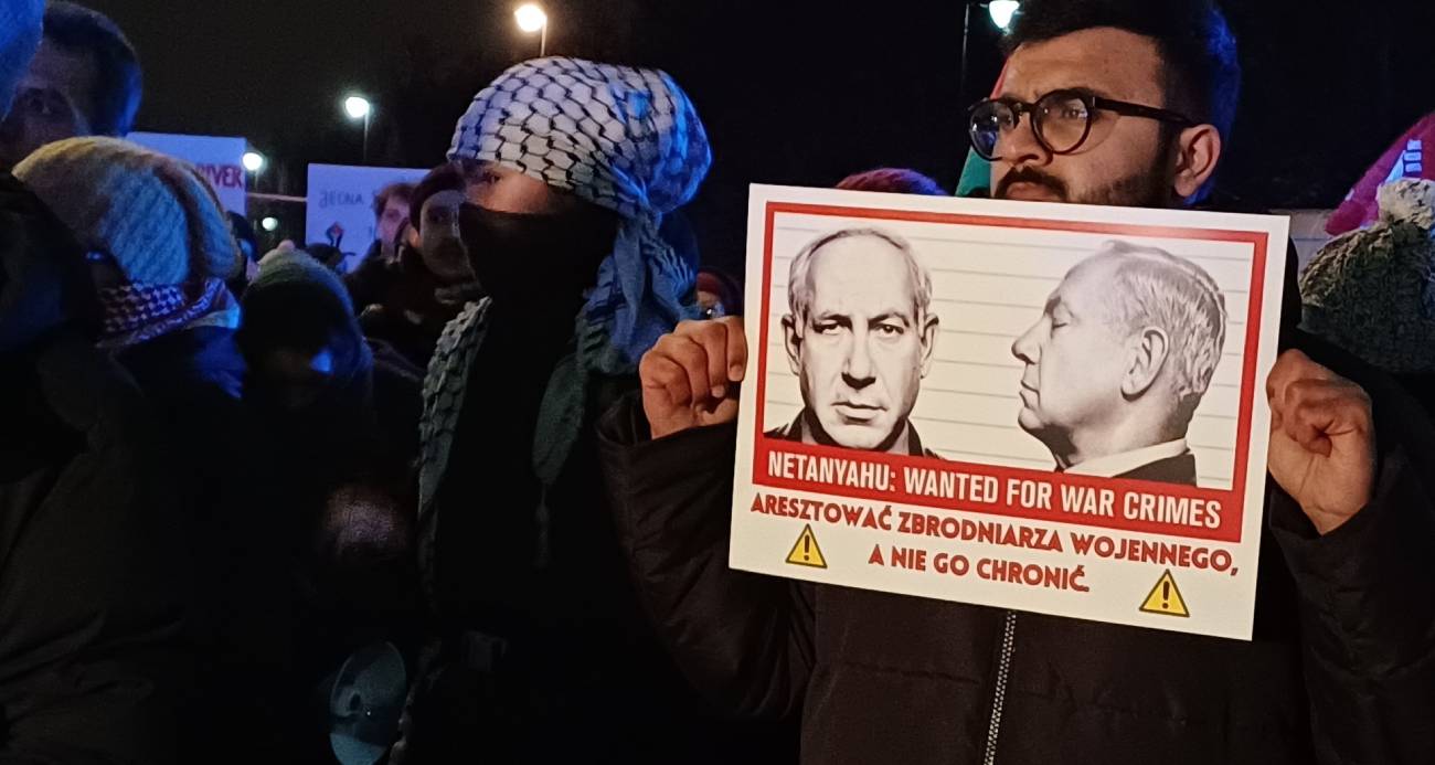 Polonya'da Netanyahu protestosu: “Netanyahu'yu tutuklayın”