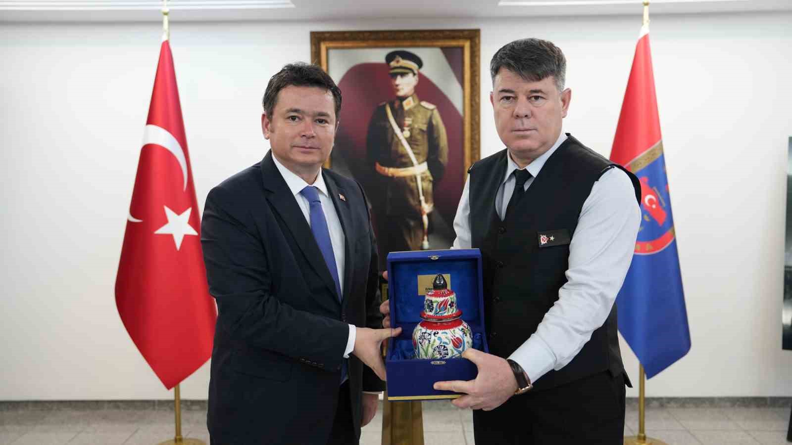 Başkan Aydın’dan Tuğgeneral Tataroğlu’na hayırlı olsun ziyareti