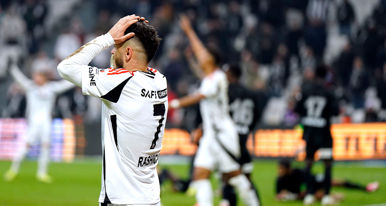Beşiktaş üst üste 2 galibiyete hasret