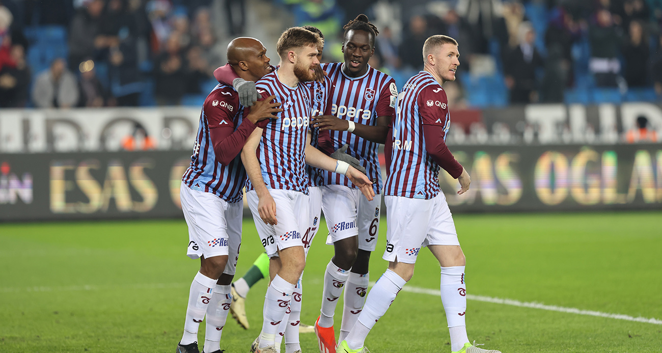 Trabzonspor'dan dört dörtlük galibiyet!