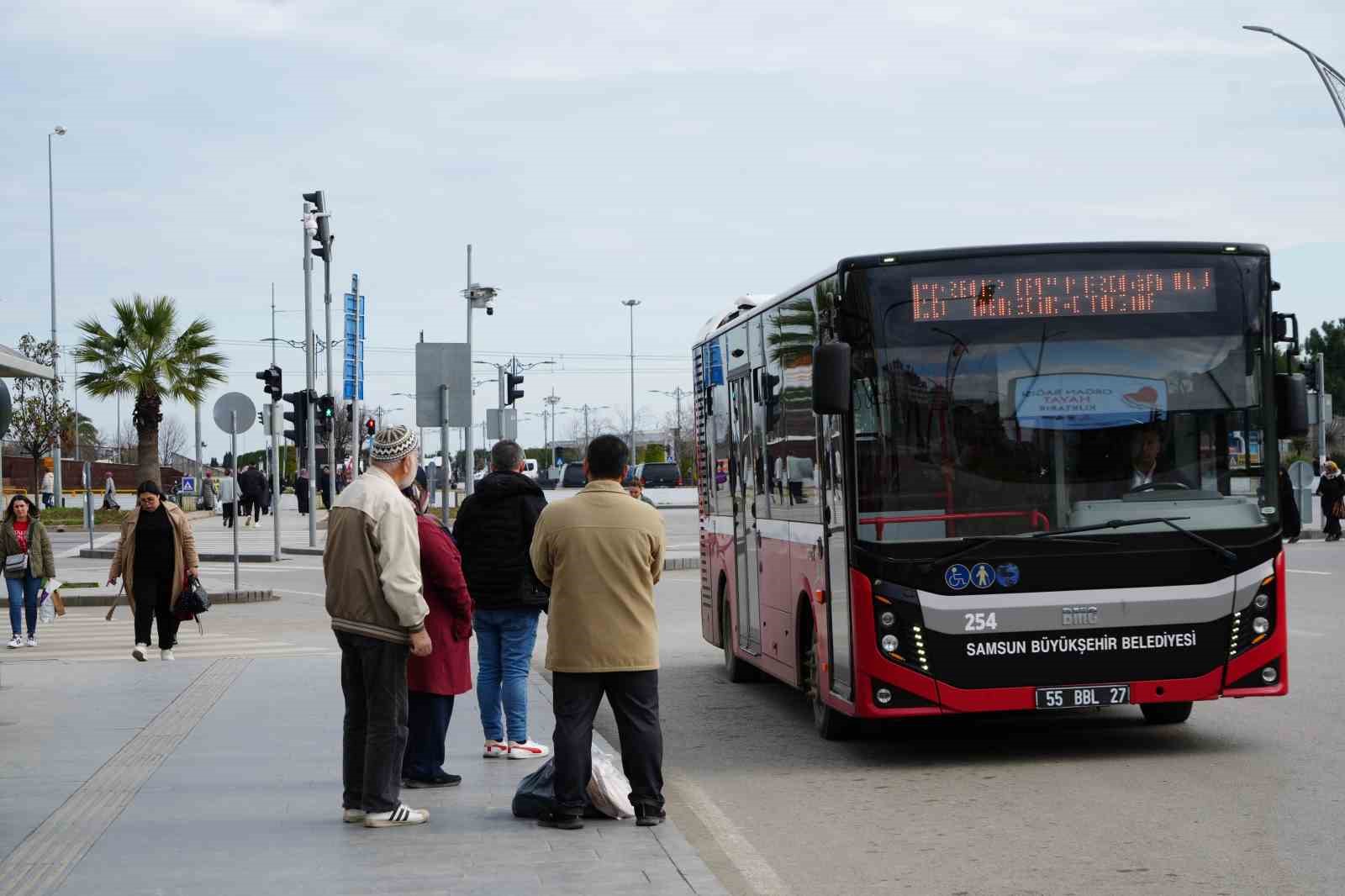 Samsun’da toplu ulaşım fiyat tarifesi güncellendi