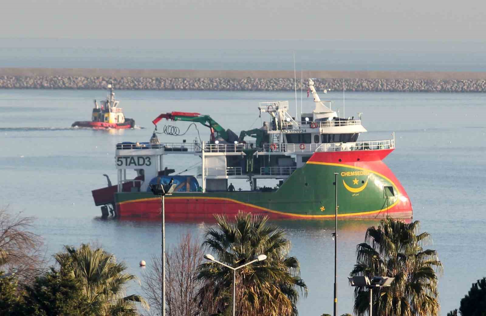 Samsun’dan Moritanya’ya balıkçı gemisi ihracatı