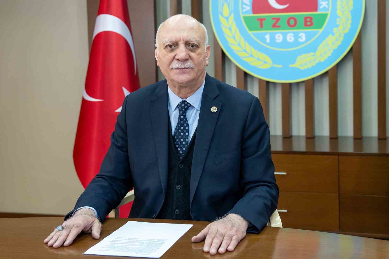 TZOB Başkanı Bayraktar: 