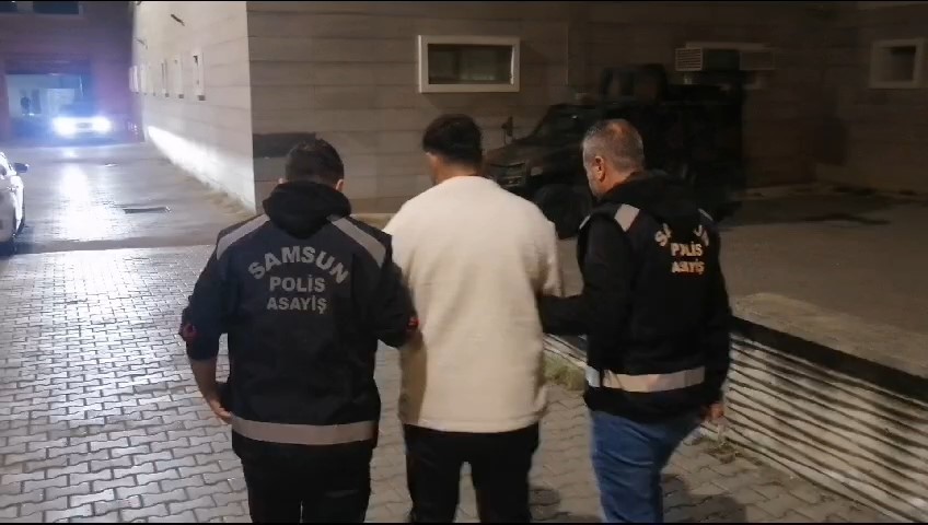 Samsun’da 13 yıl 15 gün hapis cezası bulunan şahıs yakalandı