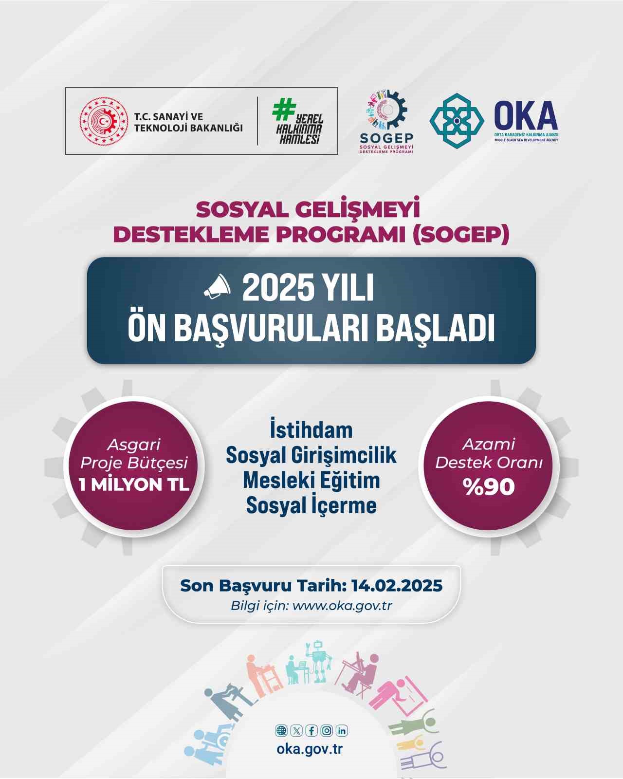 OKA 2025 yılı SOGEP ön başvuru süreci başladı