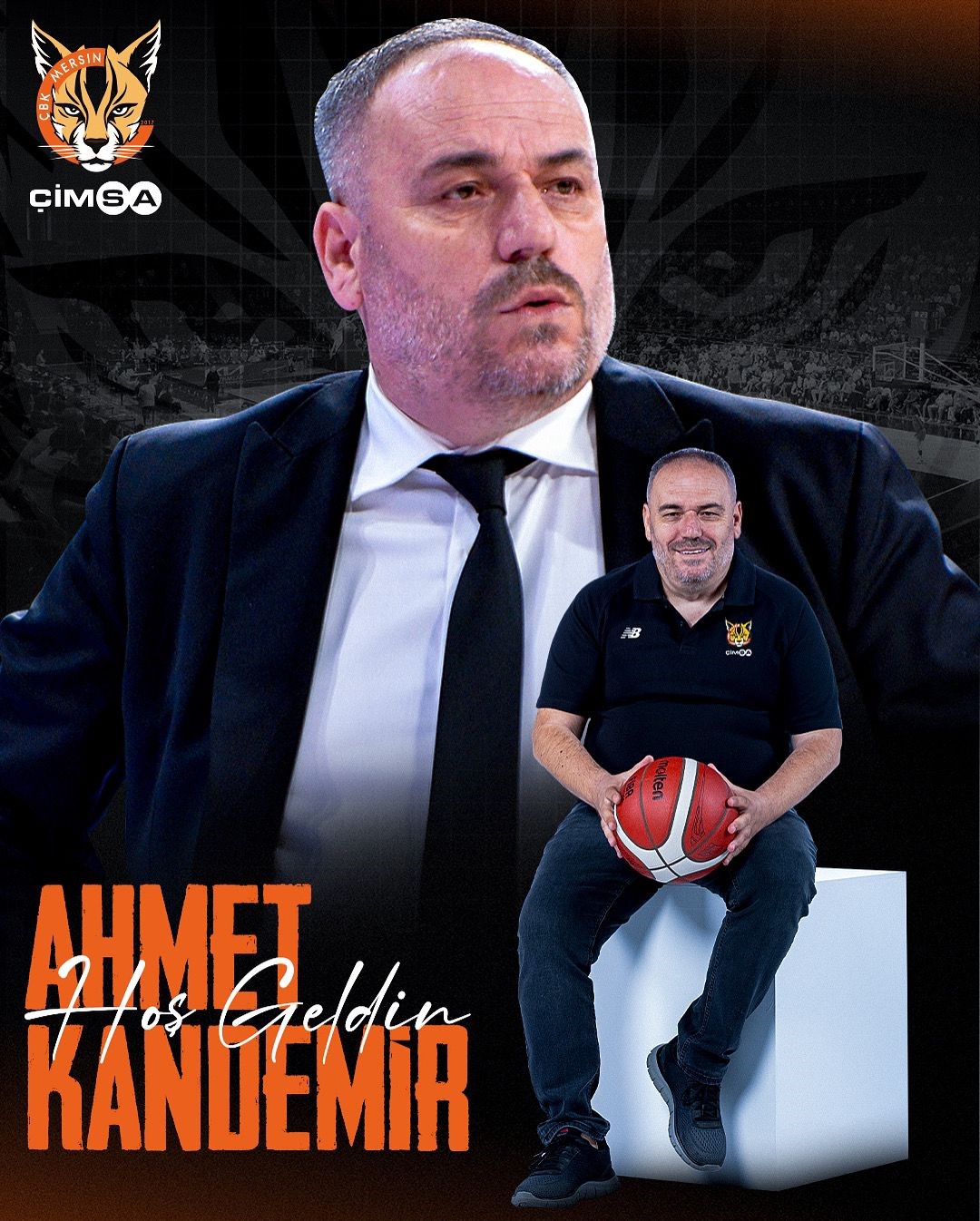 ÇBK Mersin, Başantrenör Ahmet Kandemir ile anlaştı