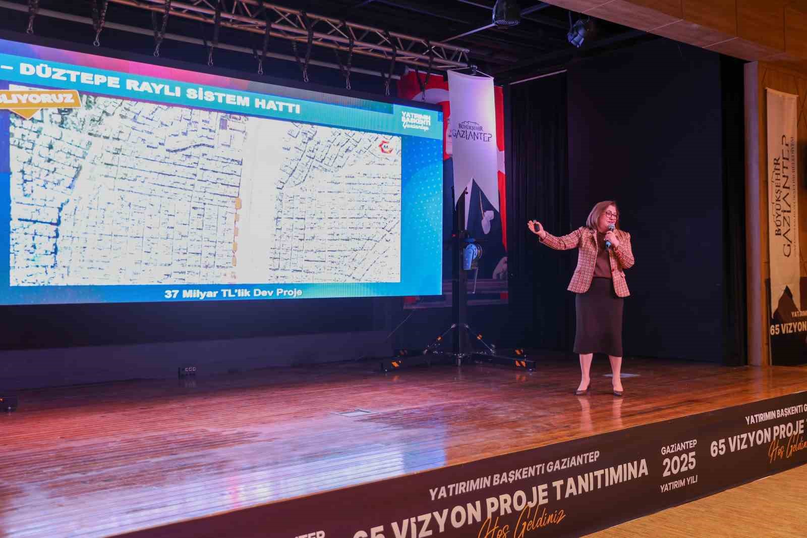 Gaziantep’te 2025 yılında hayata geçirilecek 65 projenin tanıtımı yapıldı