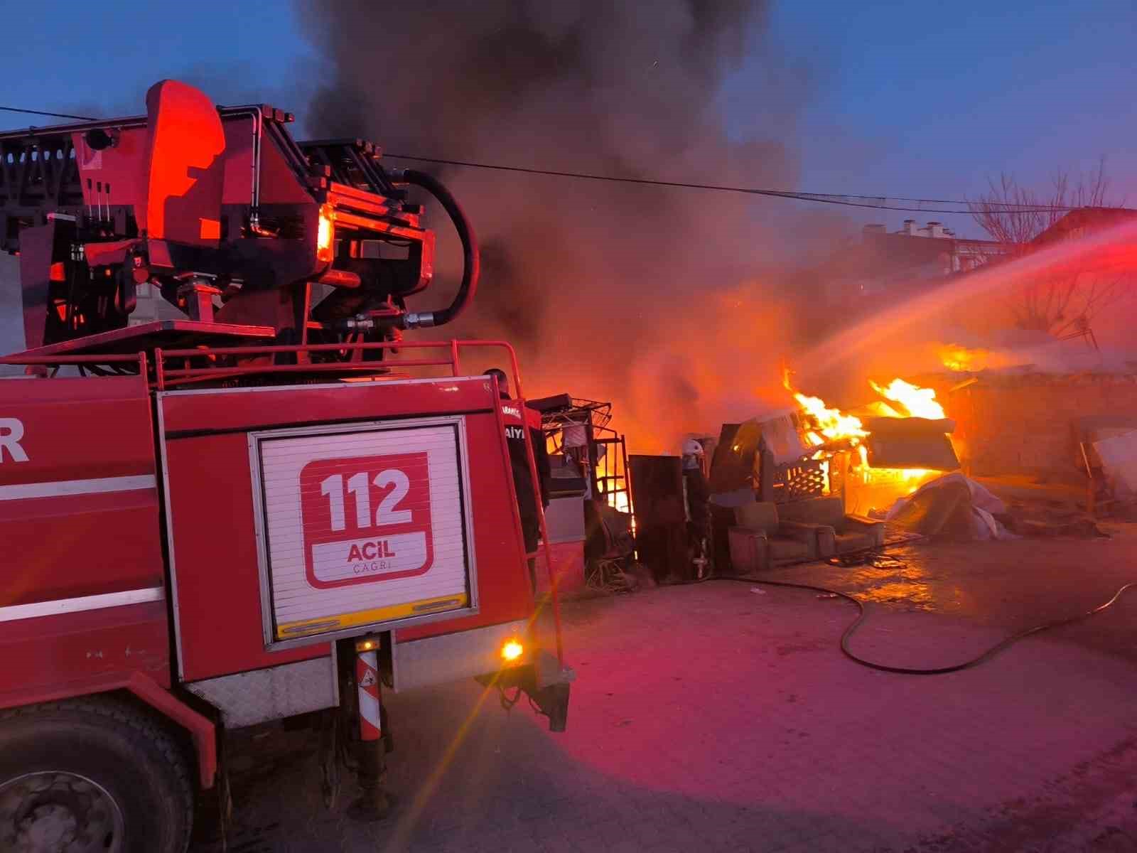Afyonkarahisar’da yangın