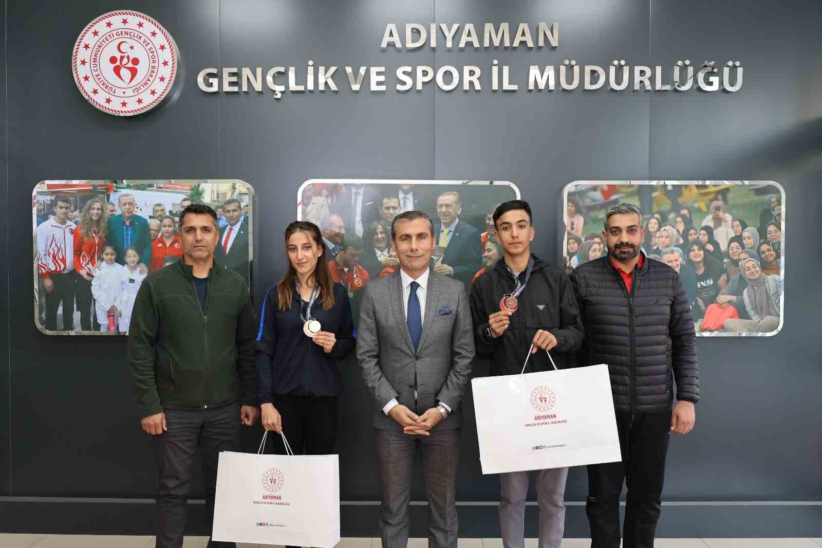 Adıyamanlı sporculardan altın ve bronz madalya
