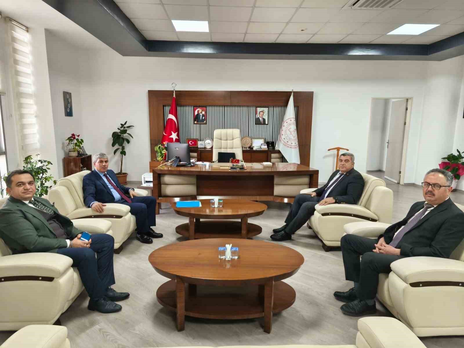 Başmüfettiş Tunç’tan Müdür Sünnetci’ye ziyaret