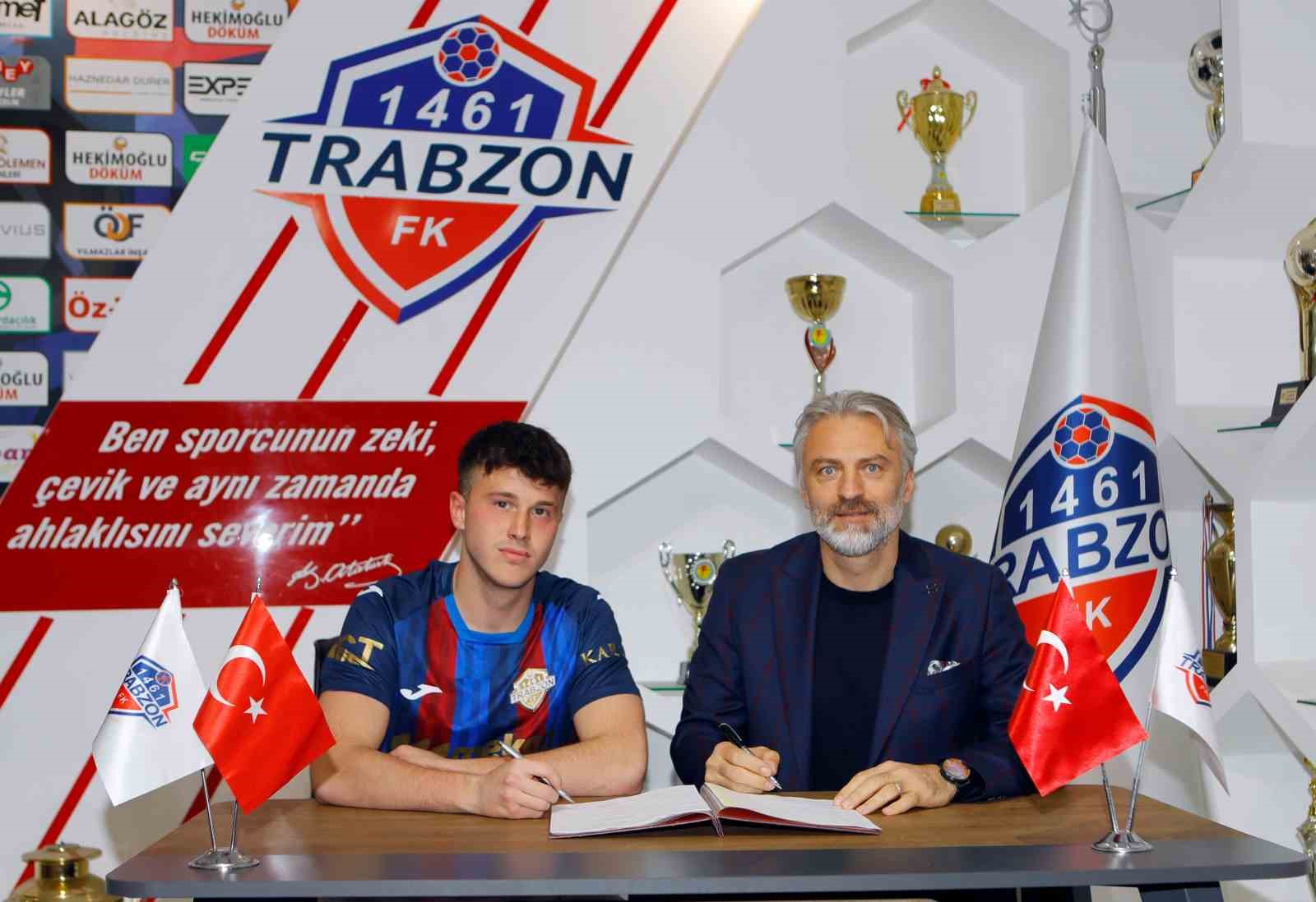 Fatih Tekke’nin oğlu 1461 Trabzon’a imza attı
