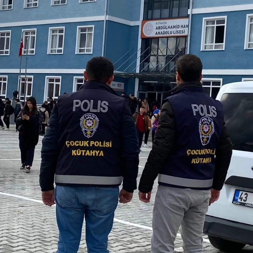 Kütahya’da okul çevrelerinde güvenlik denetimi