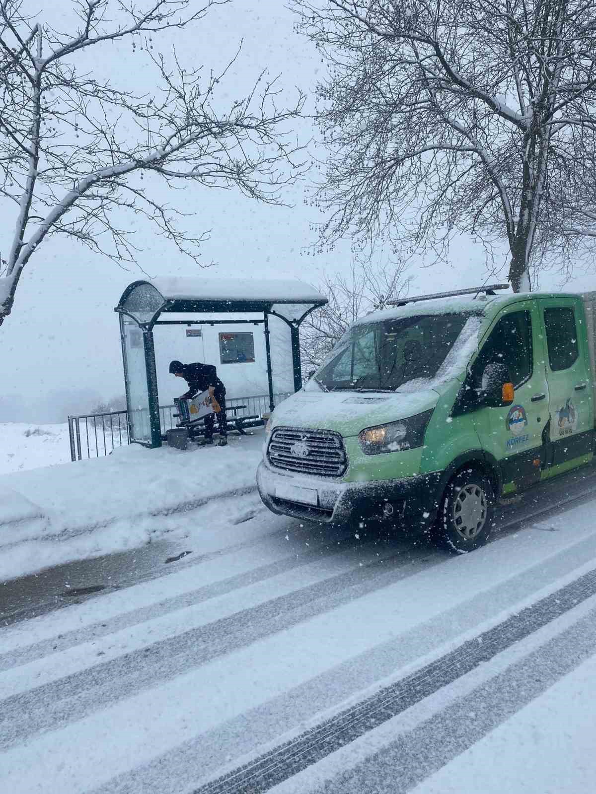 Sokak hayvanları unutulmadı