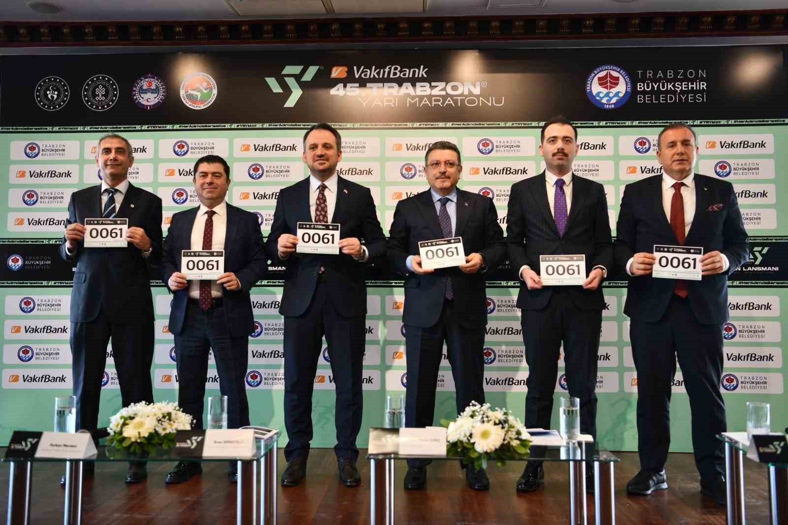 45. Trabzon Yarı Maratonu’nun basın toplantısı yapıldı