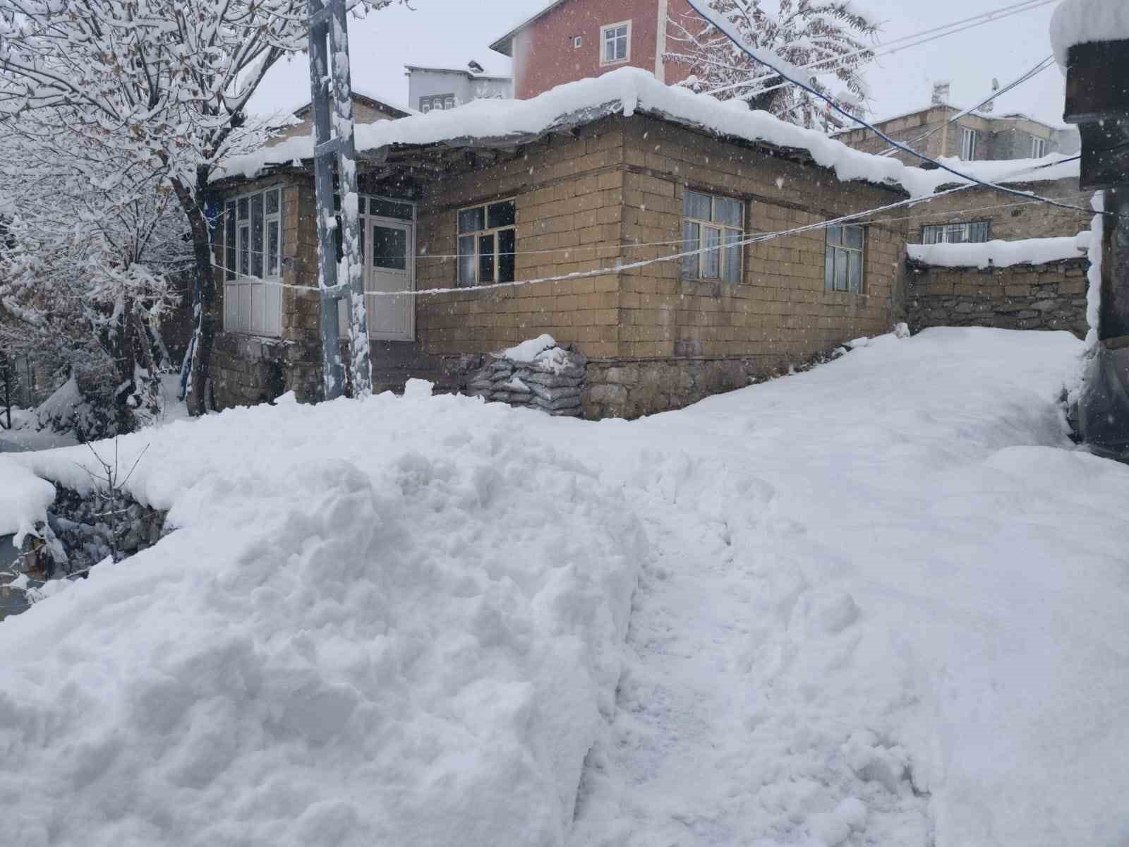 Hakkari’de 31 yerleşim yerinin yolu kapandı