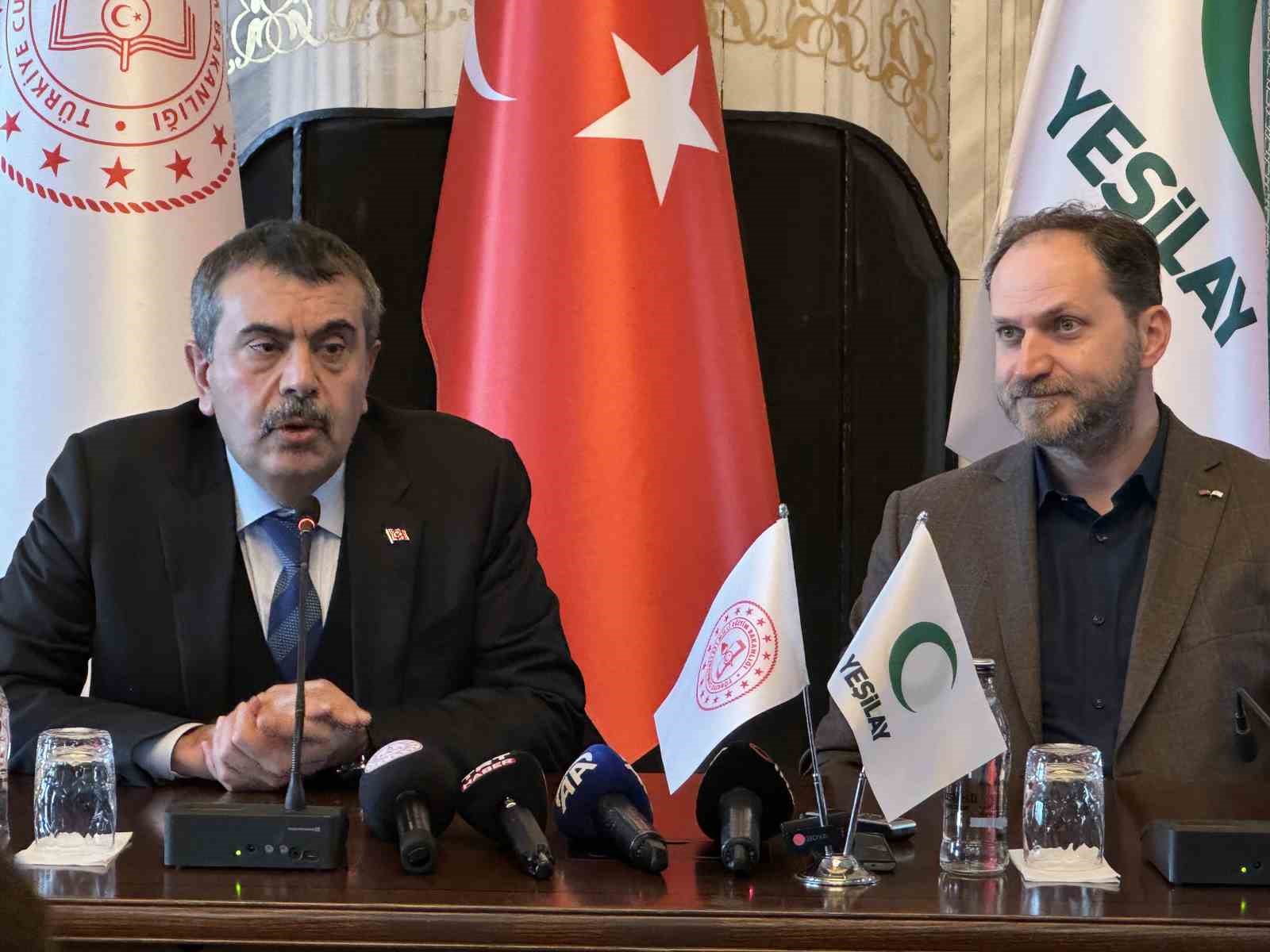 Milli Eğitim Bakanlığıyla Yeşilay arasında 