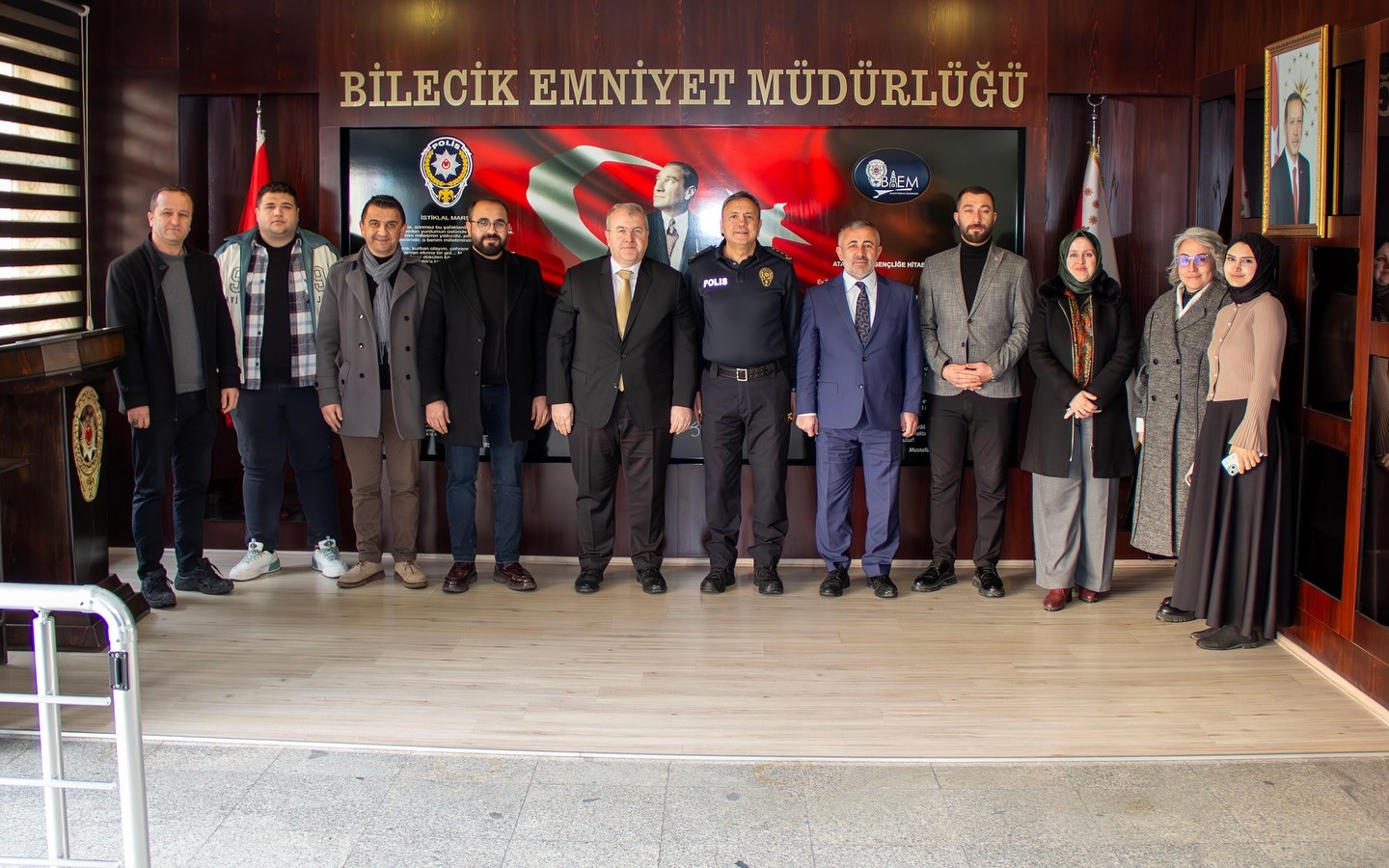 AK Parti heyetinden emniyet müdürlüğüne ziyaret
