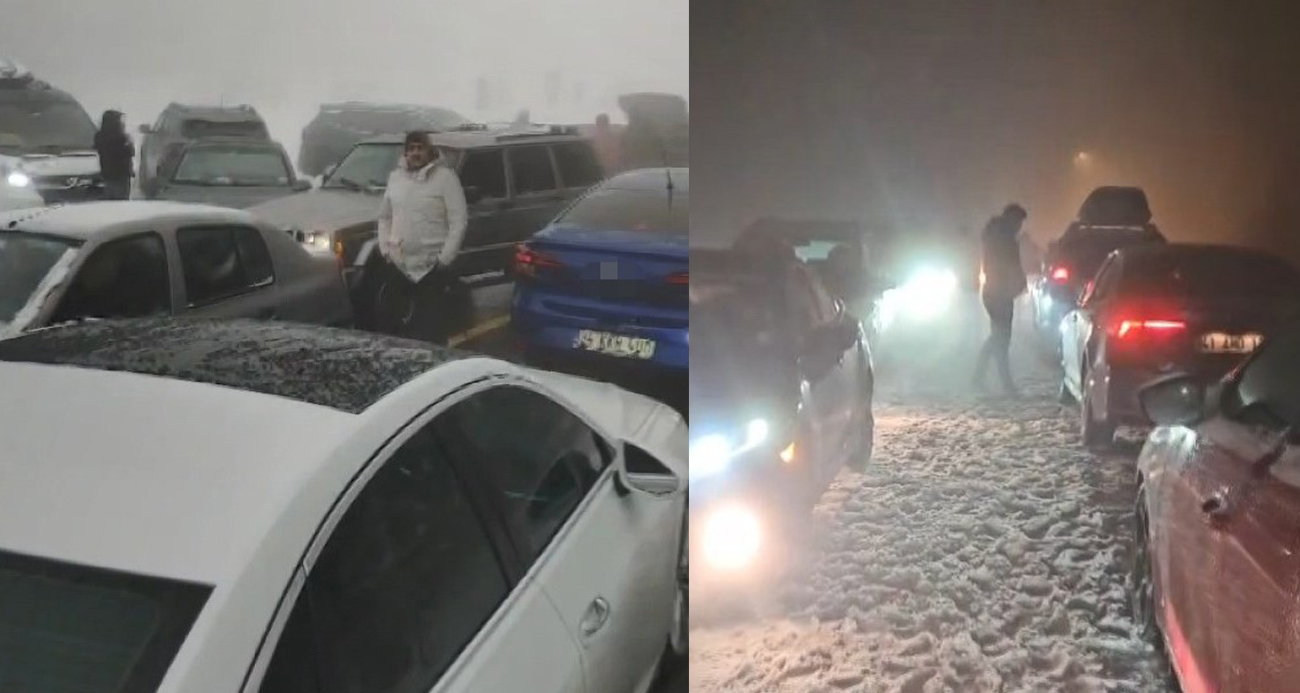 Yol tamamen kapandı!