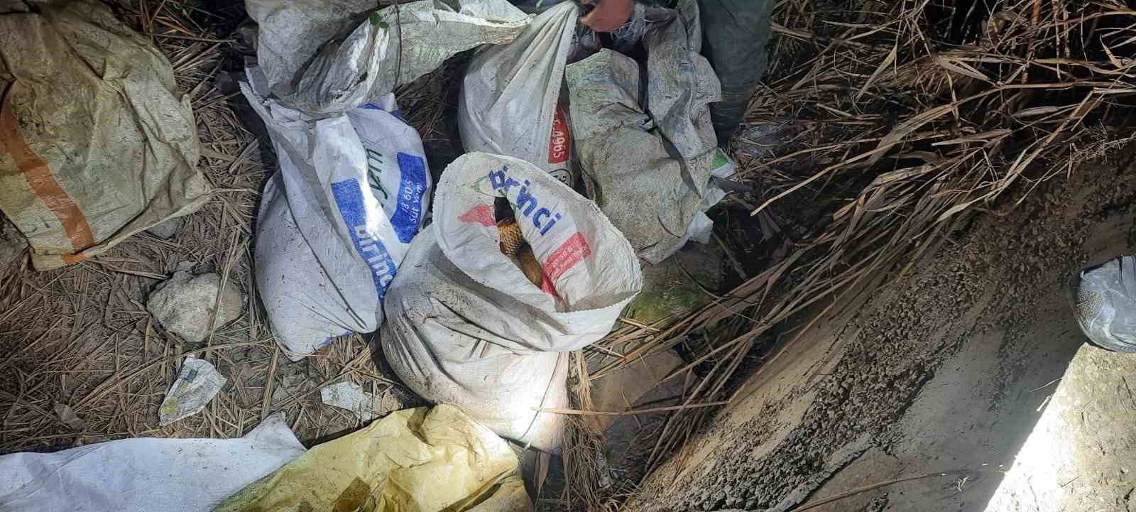 Kızılırmak’ta kaçak balık avlayan 2 şahsa suçüstü baskın