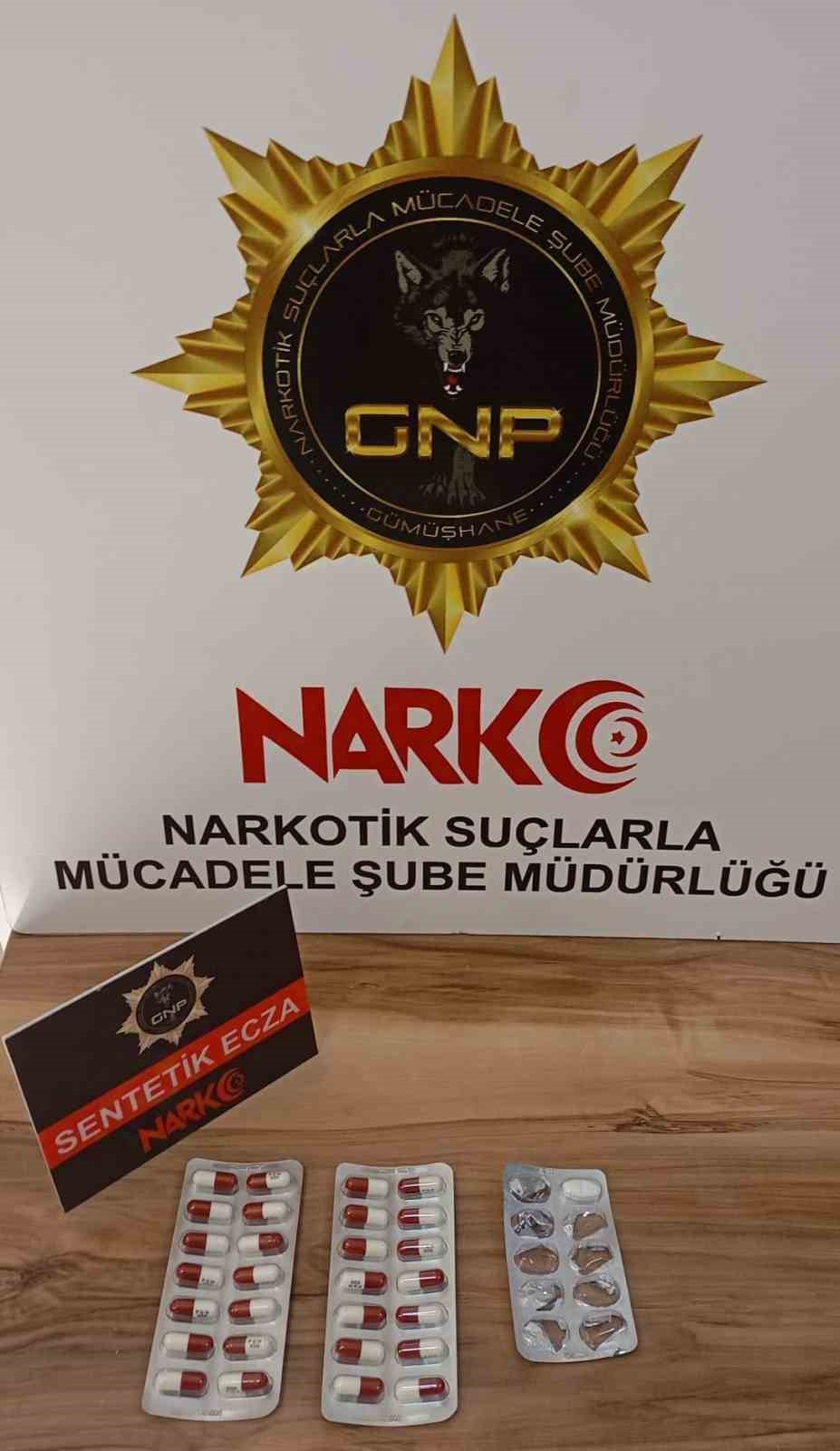 Gümüşhane’de uyuşturucu operasyonunda 2 kişi tutuklandı