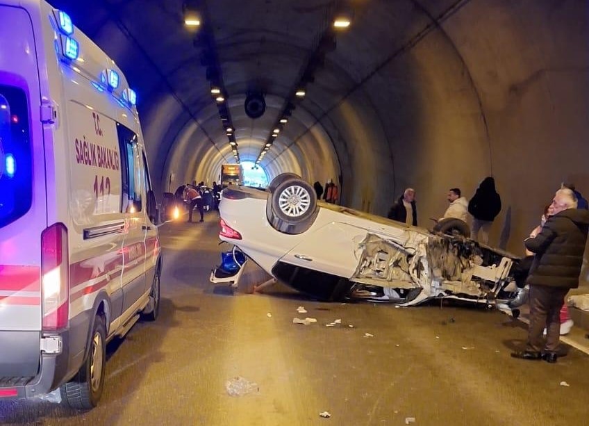 Ordu’da tünelde kaza: 7 yaralı