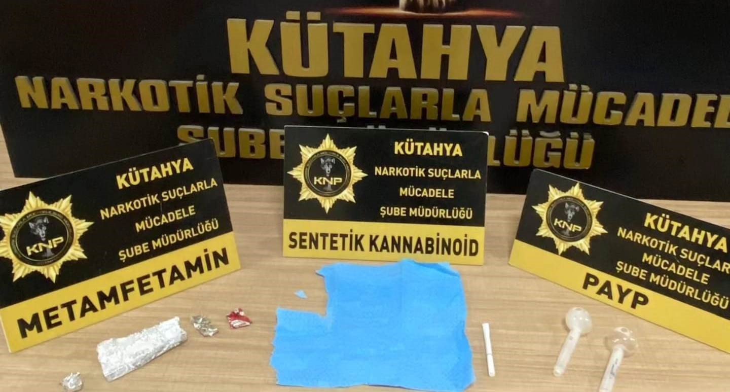 Kütahya’da uyuşturucu operasyonu: 3 kişi tutuklandı