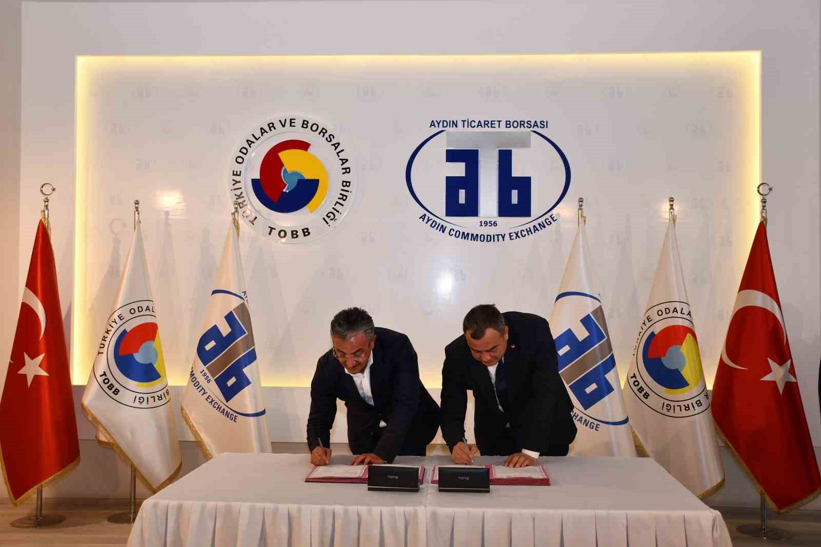 Aydın’da ‘Kardeş Borsa’ için imzalar atıldı