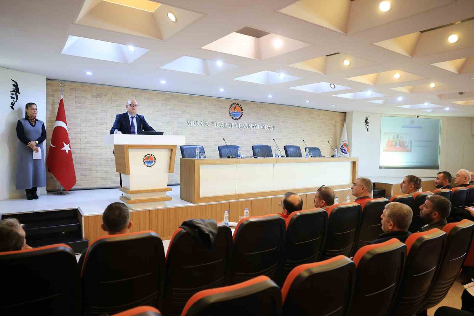 Mersin’de ’ISPM-15 Isıl İşlem Bilgilendirme Toplantısı’ düzenlendi