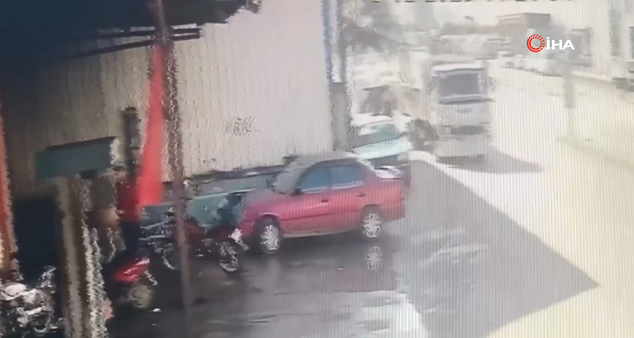 Görünmez kaza kamerada