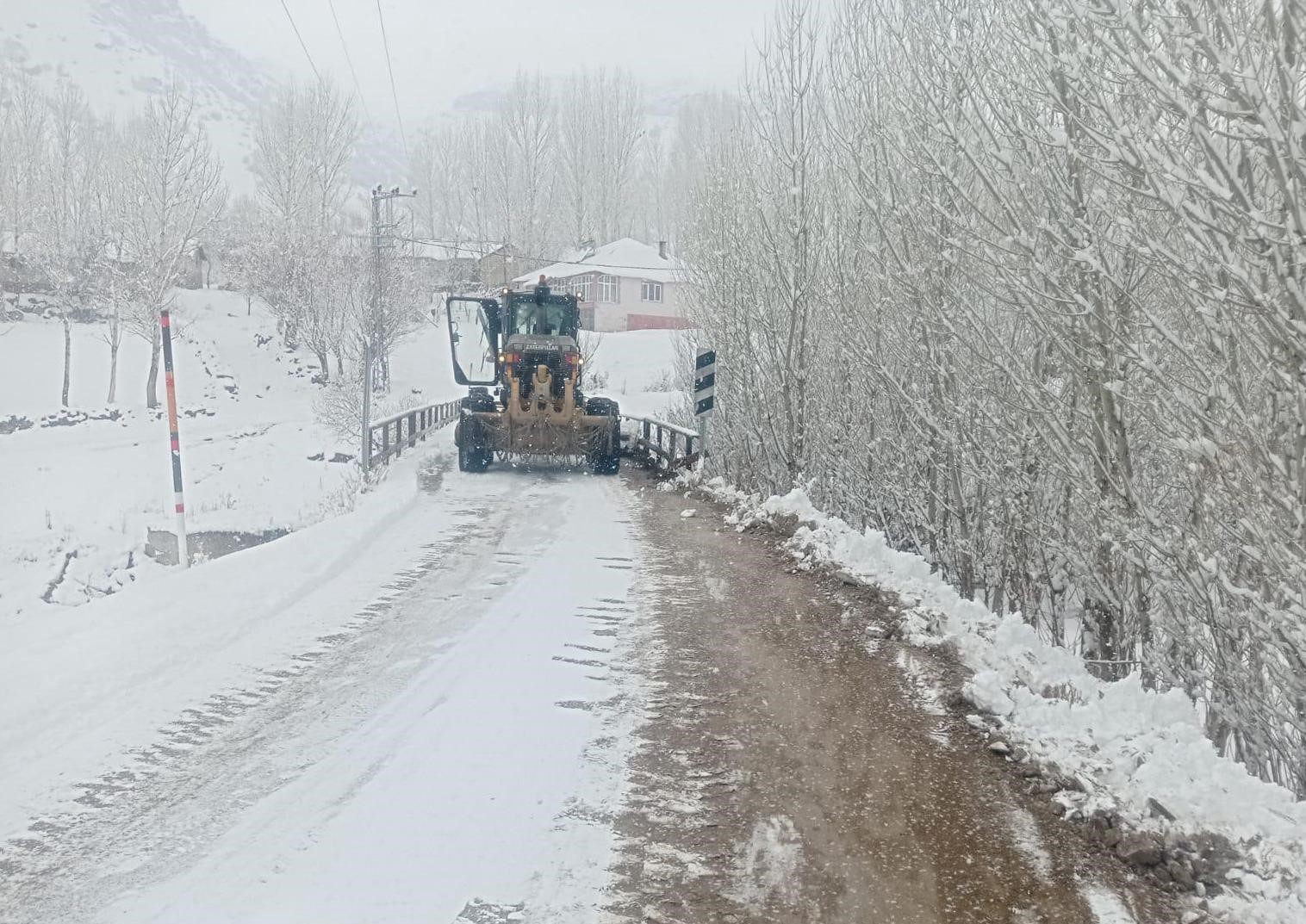 Van’da kar yağışı: 264 yerleşim yerinin yolu kapandı
