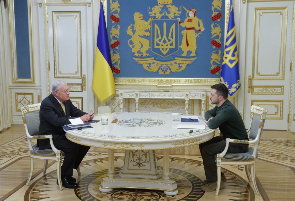 Zelenskiy, ABD'nin Ukrayna ve Rusya Özel Temsilcisi Kellogg ile bir araya geldi