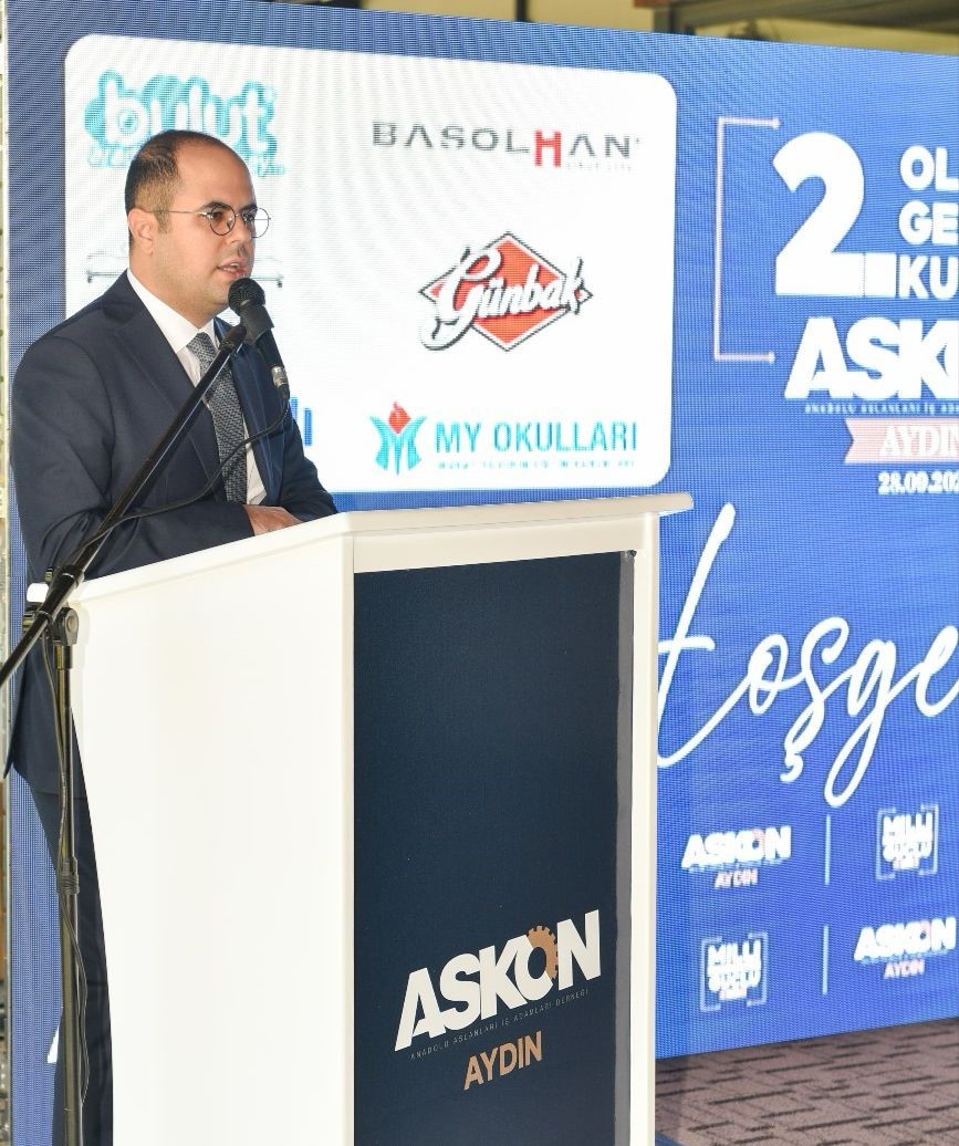 ASKON Aydın Şube Başkanı Gün;Ülkemizin ve Aydın’ın ekonomik kalkınmasını her tülü girişimin destekçisi olacağız
