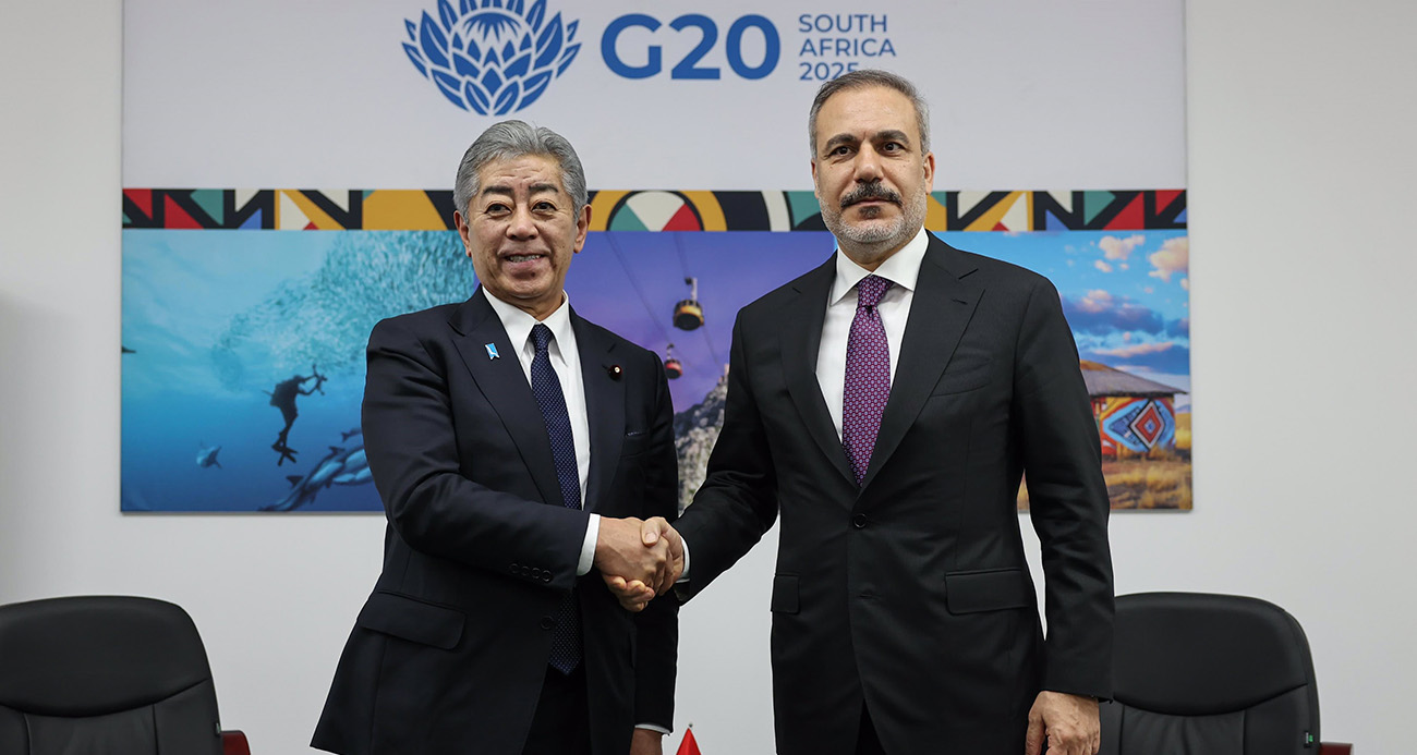 Bakan Fidan, Japon mevkidaşı Iwaya ile görüştü