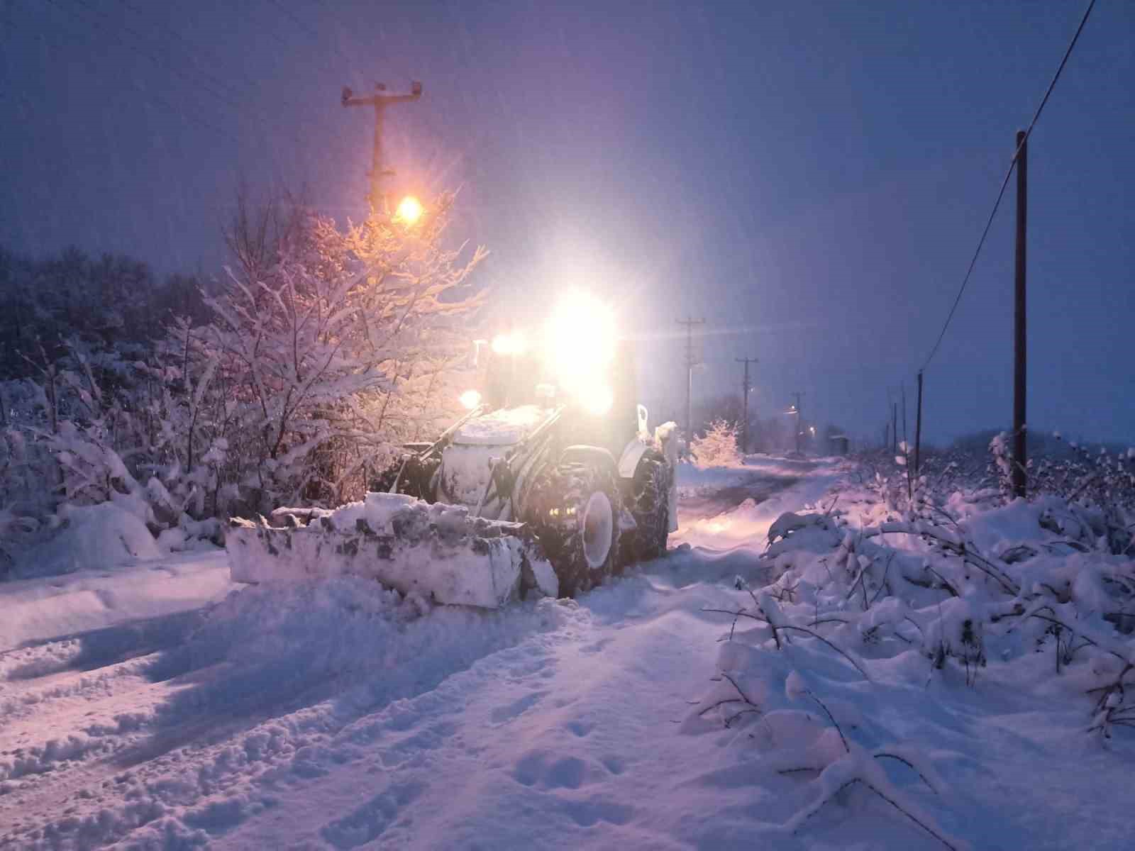 Düzce’de 47 köy yolu kapalı