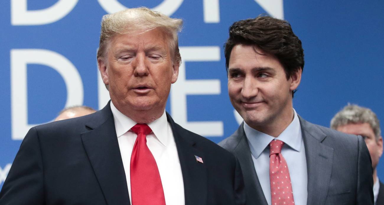 Trump ile Kanada Başbakanı Trudeau, 