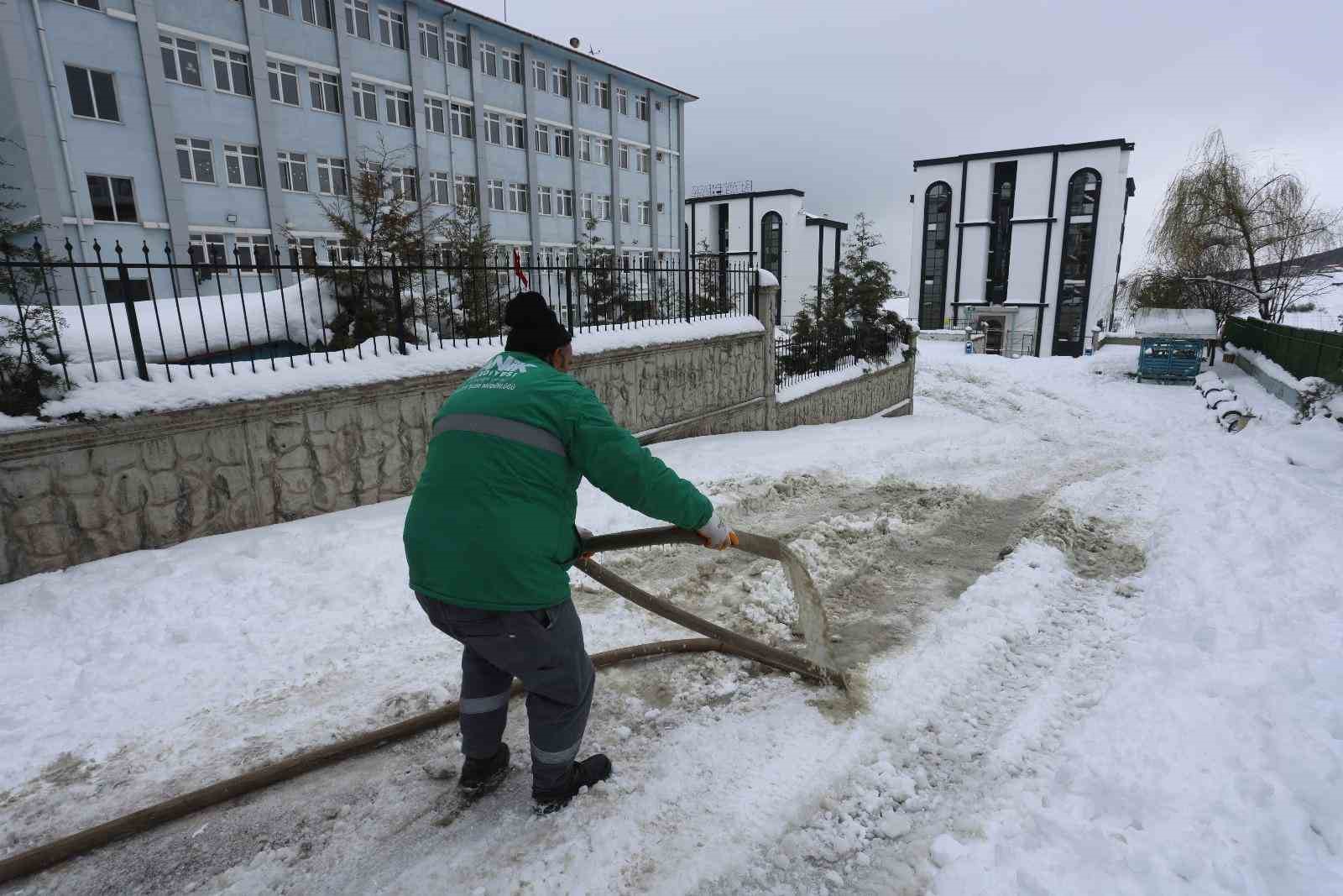 Canik’te okullarda solüsyon çalışması