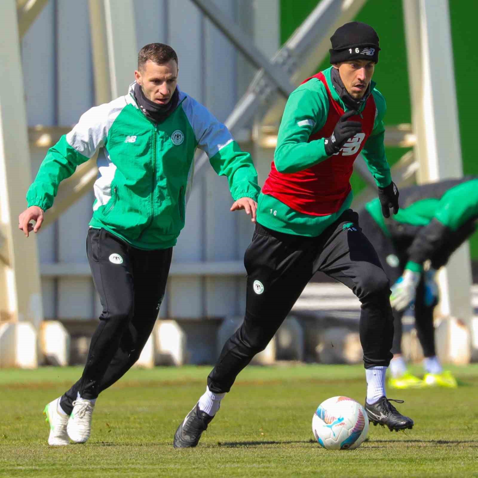 Konyaspor’da, Galatasaray maçı hazırlıkları başladı
