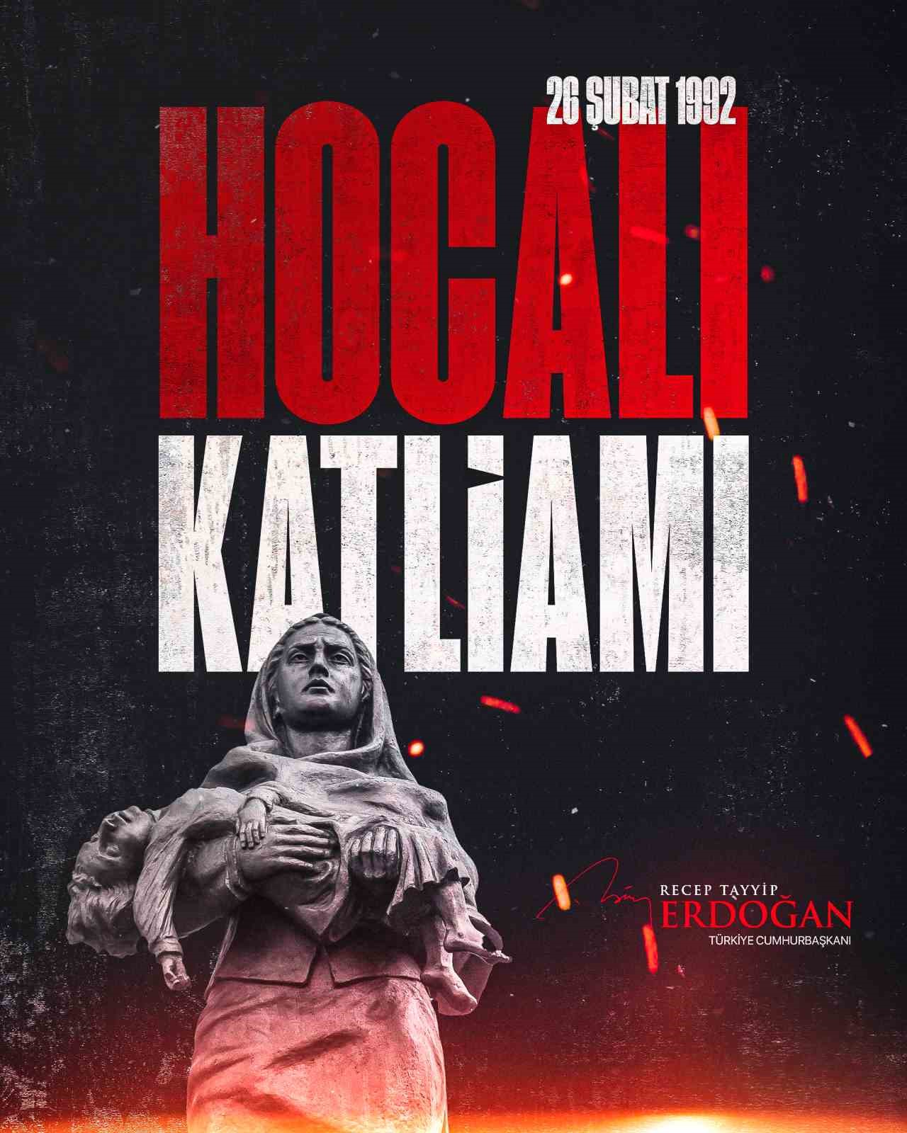 Cumhurbaşkanı Erdoğan’dan Hocalı Katliamı paylaşımı