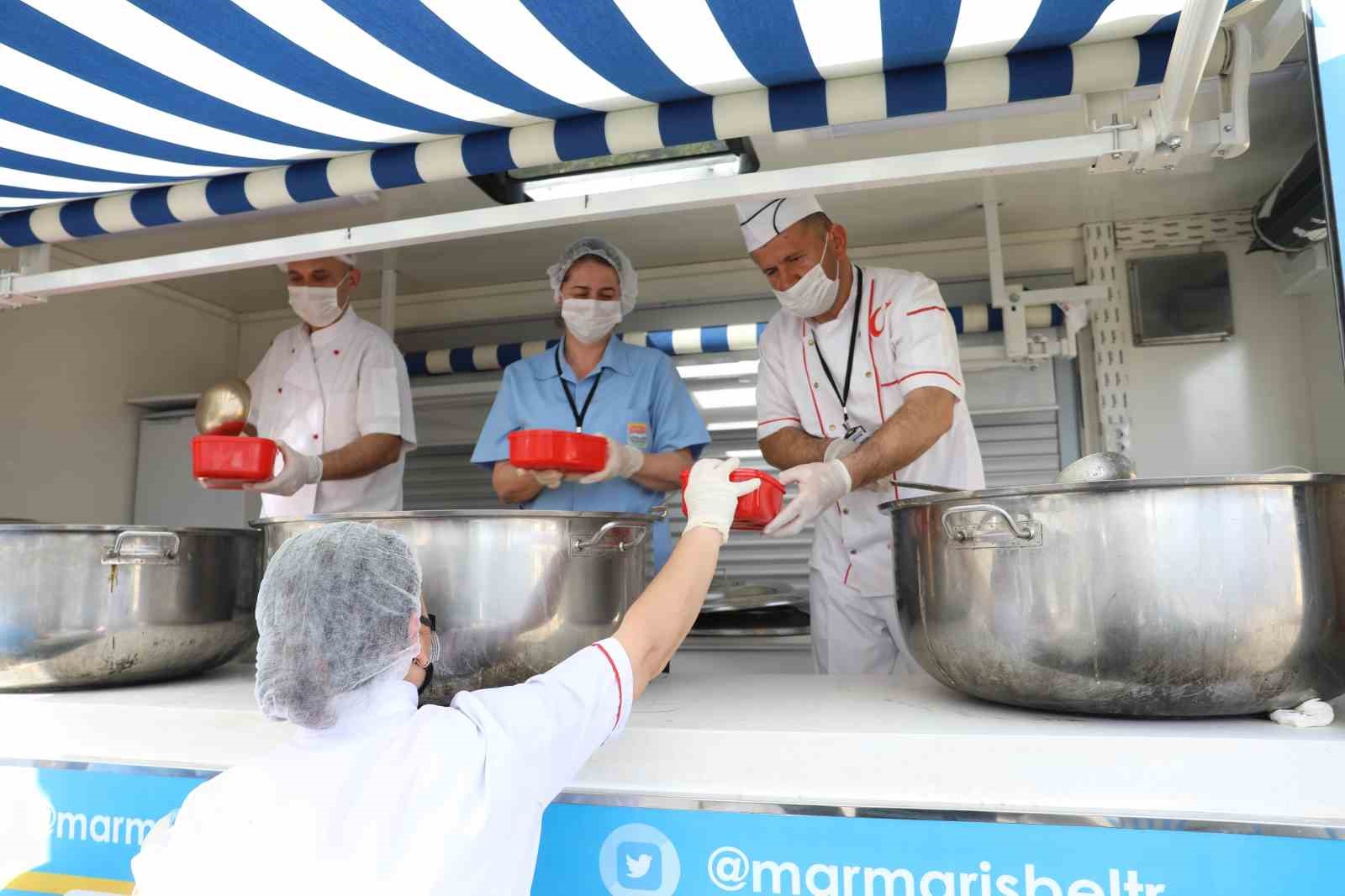 Marmaris’te 2 bin 400 aile için destek paketleri hazırlandı