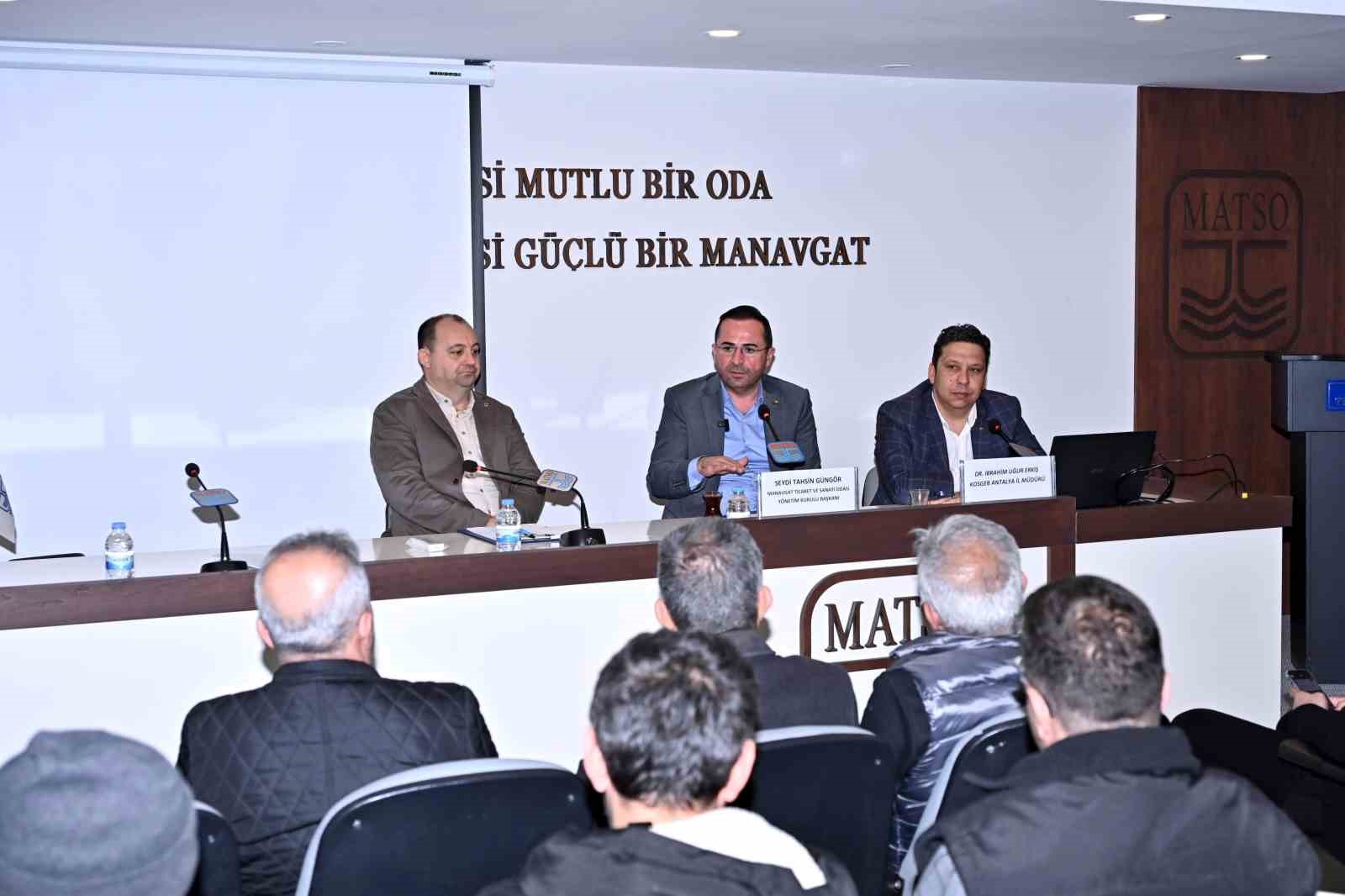 MATSO üyelerine KOSGEB’in yeni destek programı anlatıldı